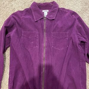 vintage plum corduroy jacket Size Large